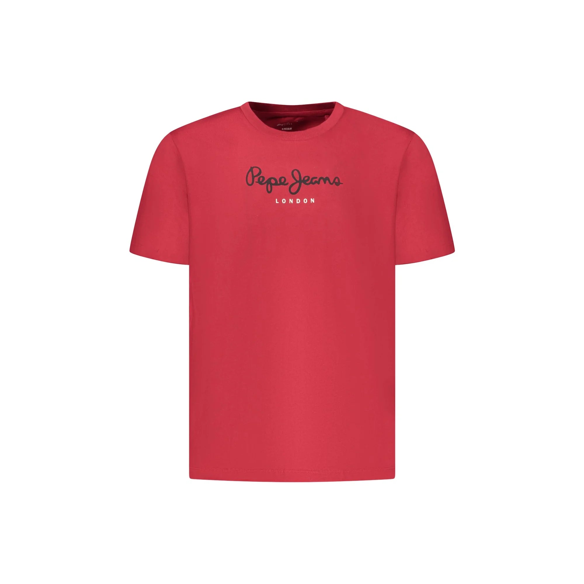 Pepe Jeans T-Shirt Maniche Corte Uomo Rossa Stampa Logo Rosso - foto prodotto